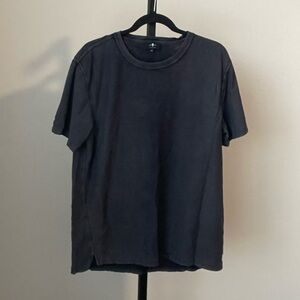 7 for All Mankind Black Tunic T-shirt Size Large